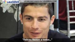 Cristiano Ronaldo wishes you Merry Christmas 2011 [upl. by Ellitnahc820]