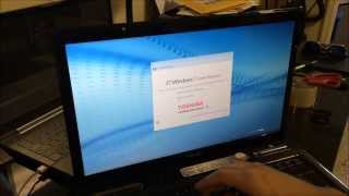 How to ║ Restore Reset a Toshiba Satellite to Factory Settings ║ Windows 7 [upl. by Adnaluy]