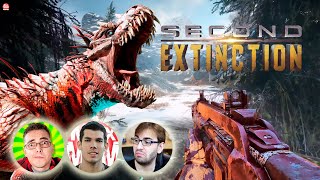 SECOND EXTINCTION  JOGO DE DINOSSAUROS COOP DE MUNDO ABERTO  Gameplay ft BRKsEDU e Hagazo [upl. by Suisyola328]