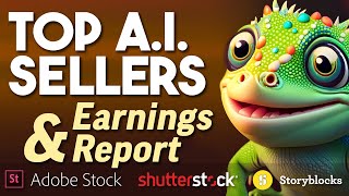 How to Sell AI Images on Adobe Stock  Top Sellers and My Earnings adobestock aiart ai Make Money [upl. by Collyer]