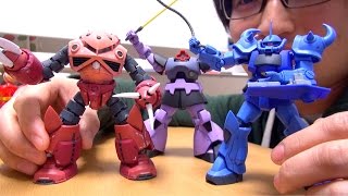 【ガンプラ】ドムとグフをつや消しトップコートで仕上げる [upl. by Diley174]