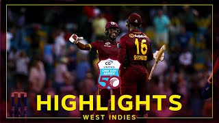 Highlights  West Indies v England  Tense Chase Gives Windies Series Victory  3rd CG United ODI [upl. by Swane]