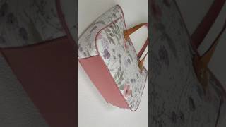 DIY Tote Bag with Piping Full version↑Shorts sewing [upl. by Notsnarc457]