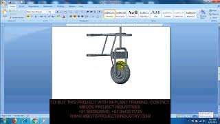 DESIGN amp FABRICATION OF ATTACHABLE WHEELCHAIR AUTOMATOR MECHANICAL PROJECT [upl. by Nniuqal]