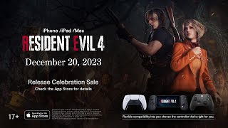 Resident Evil 4 for Apple Devices  Launch Trailer [upl. by Amorita]