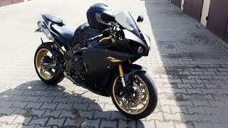 R1 RN22 Golden Black edition yoshimura exhaust sound [upl. by Yesnel]