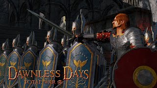 BOROMIR DEFENDS HELMS DEEP  Dawnless Days Total War Multiplayer Siege [upl. by Judith]