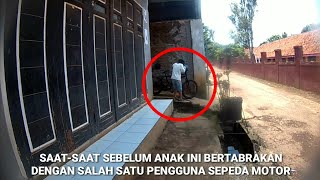 ANAK AJAIB Anak ini terlibat tabrakan dengan sepeda motor namun dia tidak menangis sama sekali [upl. by Ahsha12]