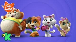 🎵¡Canta el tema musical de 44 gatos  44 gatos  Discovery Kids [upl. by Ardnued]