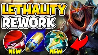 ZED CAN BUILD 2 MYTHICS NOW REWORKED LETHALITY ITEMS ARE CRACKED [upl. by Aciram]