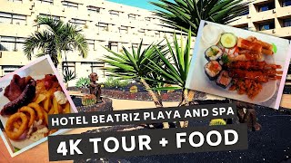 4K Tour of Beatriz Hotel Playa amp Spa Inside and Food  Puerto del Carmen Lanzarote September 2021 [upl. by Auj]