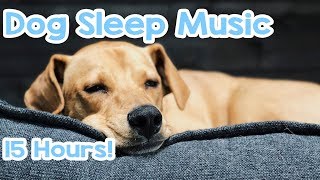 Dog Sleep Music  15 hours of Relaxing Melodies to keep your dog asleep 🐶 [upl. by Leahcar]