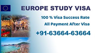 Apply for Europe Study VISA 👇 High Visa Success Rate Get Admission to the Topmost Universities [upl. by Esilram]