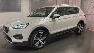 SEAT Tarraco 20 Tdi 4x4 DSG finished in Oryx White Pearl with Factory Tow Bar [upl. by Faulkner]