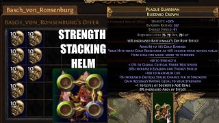 POE 3 Minute Guide to Crafting an 80 Div Strength Stacking Helm ◆expensive [upl. by Mickie]