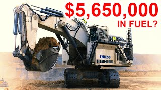 The Insane Fuel Cost Of The Liebherr 9800  BEST OF MINING SHORTS OCTOBER 2023 [upl. by Lehpar217]