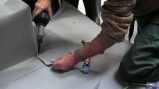 Manual roof welding with HERZ RiON Digital Hot Air Tool [upl. by Erelia]