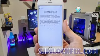 How to Unlock Your SIM Card on iPhone SIM Not Valid 2024 [upl. by Nila969]