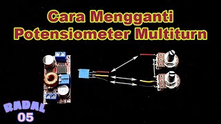 cara melepas mengganti potensiometer multiturn modul [upl. by Prudence838]