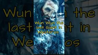 Wun Wun the last giant in Westeros gameofthrones westeros giant jonsnowedit georgerrmartin HBO [upl. by Ettennor893]