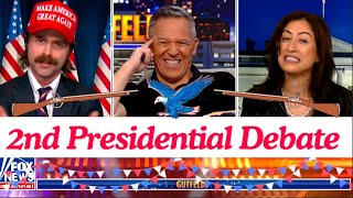 The 2nd Presidential Debate on GUTFELD trump kamalaharris foxnews gutfeld [upl. by Akerehs]