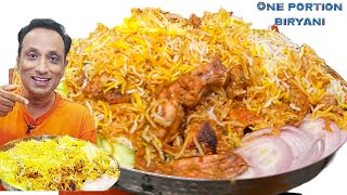 Chicken biryani  Mastering Single portion chicken biryani  Every bachelors midnight Solo biryani [upl. by Atreb]