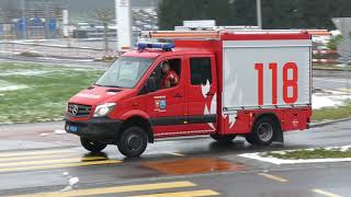 Feuerwehr EbikonDierikon  Kleintanklöschfahrzeug quotGötziquot [upl. by Gerger]