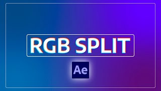 ⛔ tutorial RGB SPLIT 😱 ABERRACIÓN CROMÁTICA con CAPA de AJUSTE ⛔SIN PLUGINS⛔ 😱 AFTER EFFECTS 2023 [upl. by Hannahc]