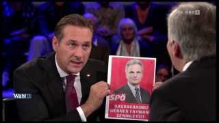 Wahl 2013 Faymann vs Strache Highlights [upl. by Balcke]