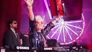 NONNA DJ GRANDMA DJ  BEST RAVE PARTY IN THE WORLD  HOLLAND 2023 [upl. by Sucirdor]