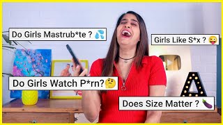 GIRL Answers UNCOMFORTABLE Questions BOYS are Afraid to ask 😂  Anisha Dixit [upl. by Dilks213]