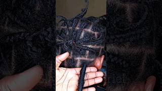 Easiest Faux Locs Tutorial Using Brazilian Wool fauxlocs crochetfauxlocs locs crochet [upl. by Gnuj]