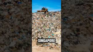 How Singapore Recycles Trash ️️ fyp trash singapore recycle [upl. by Raycher]