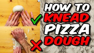 How to Knead Dough for Pizza Bread Pita etc How to Knead Dough by Hand  Kneading Technique [upl. by Gerome]