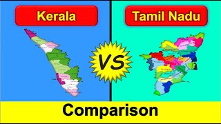 Kerala Vs Tamil Nadu  Full State Comparison 2024  Tamil Nadu vs Kerala State Comparison [upl. by Teeniv]