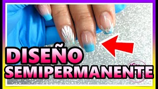 UÑAS SEMIPERMANENTES DECORADAS FÁCILES😍 \\ PASO a PASO ♥ [upl. by Jelene]