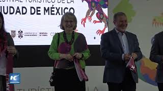 Inauguran Festival Turístico de la Ciudad de México 2024 en emblemático Paseo de la Reforma [upl. by Jacquelin]