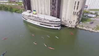 Aerial Elevator Alley  Buffalo River [upl. by Ollehto]