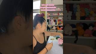 Ich zeig euch mal wie ich die Vergissmeinnicht zusammensetze 🥰crochet crochettips forgetmenot [upl. by Eelanej482]