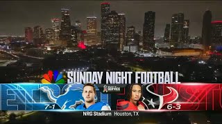 Sunday Night Football Anthem 2024 WEEK 10  Lions at Texans ver [upl. by Daffie]