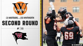 3 Wartburg vs 20 Whitworth Highlights  D3 Football Second Round [upl. by Ettevram]