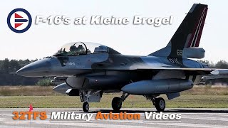 Norwegian AF F16s LOW APPROACHES amp ARRIVAL  SPOTTERSDAY Kleine Brogel AB EBBL [upl. by Garda]