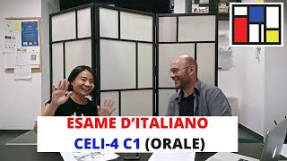 Esame di italiano CELI 4  C1 orale [upl. by Mchail819]