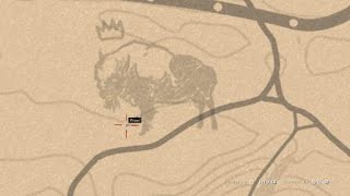 Red Dead Redemption 2 Legendary Tatanka Bison Location [upl. by Ekud]