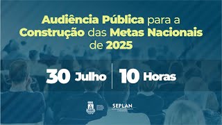 TJBA transmite Audiência Pública para Construção das Metas Nacionais de 2025 [upl. by Arrek208]