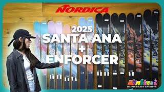 Best AllMountain Skis for 2025  Nordica SANTA ANA and ENFORCER Overview [upl. by Nedi]