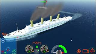 BRITANNIC VS CARPATHIA SINKING  SHIP MOORING 3D [upl. by Orravan]