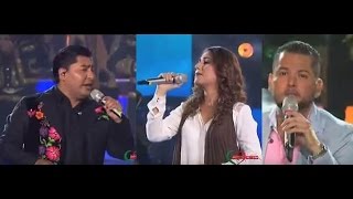 MIX GRUPO LA APUESTA CON ALMA ANDRADE Y TOÑO LIZARRGA EN FIESTA MEXICANA 2015 [upl. by Gasper34]