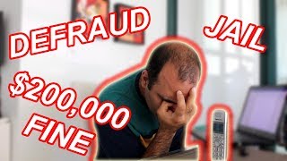 Almost Went to Jail for Defrauding Revenue Agency Scammer Call [upl. by Jemina940]