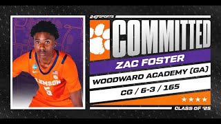 WATCH 4star CG Zac Foster commits to Clemson LIVE on 247Sports  No 69 Overall Prospect [upl. by Atla]